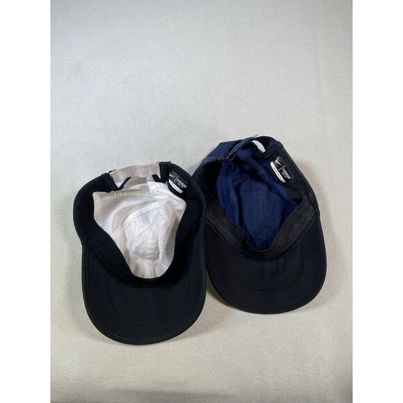Nike Featherlight Dri-fit Hat Panel Cap Lot Of 2 Blue White - Picture 4 of 6
